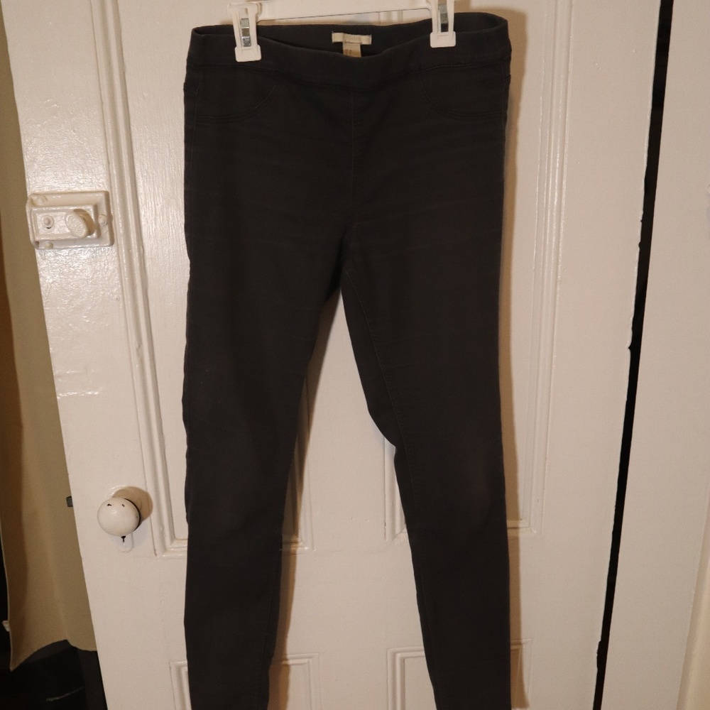H&M Dark Grey Skinny Jeans Sz 8